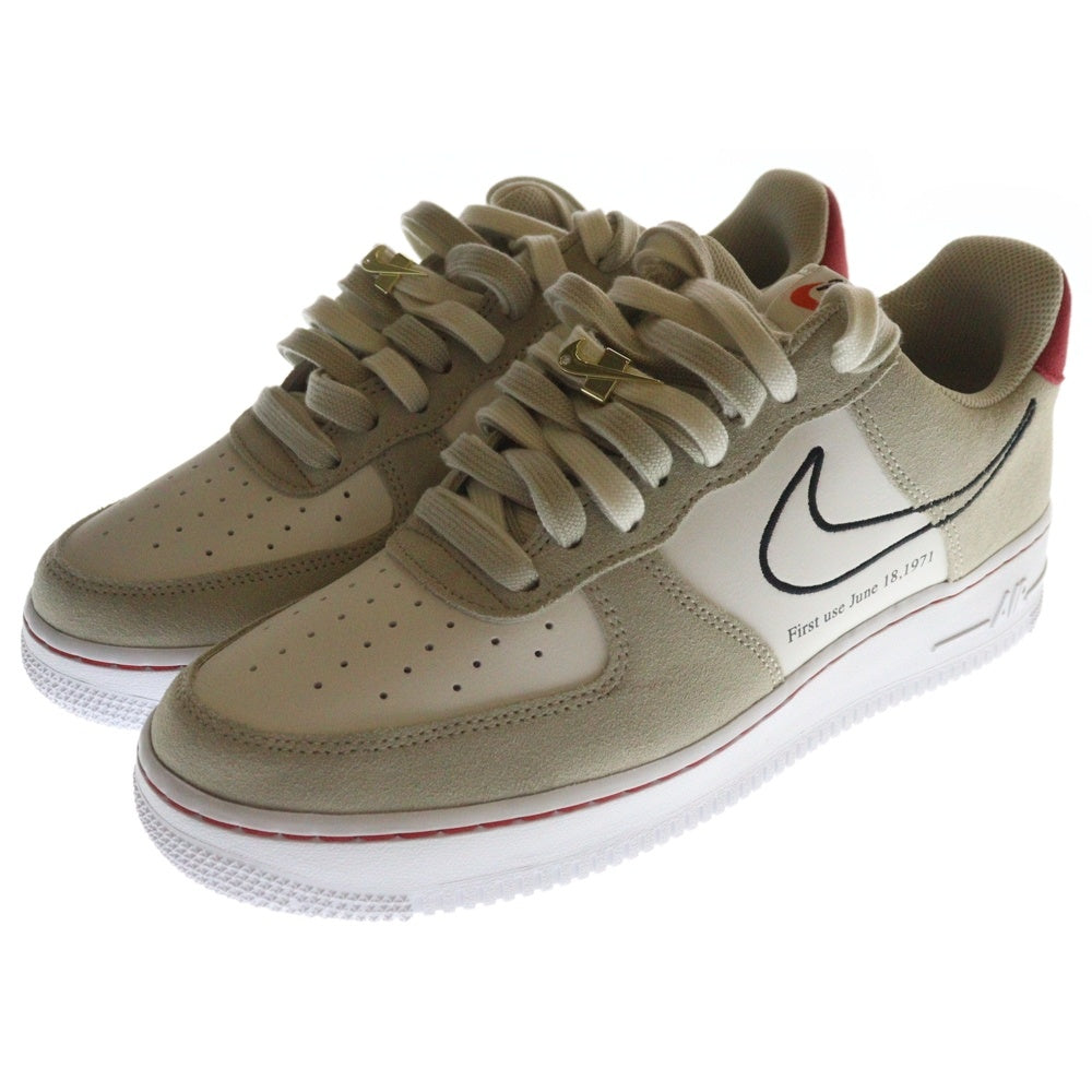 NIKE(ナイキ) AIR FORCE 1 LOW FIRST USE エアフォース1 ロー ファースト ユーズ ローカットスニーカー ホワイト/ベージュ US9/27cm DB3597-100