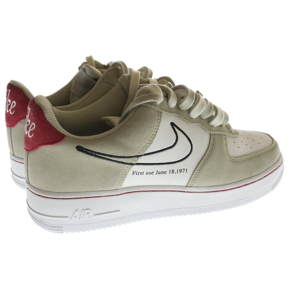 NIKE(ナイキ) AIR FORCE 1 LOW FIRST USE エアフォース1 ロー ファースト ユーズ ローカットスニーカー ホワイト/ベージュ US9/27cm DB3597-100