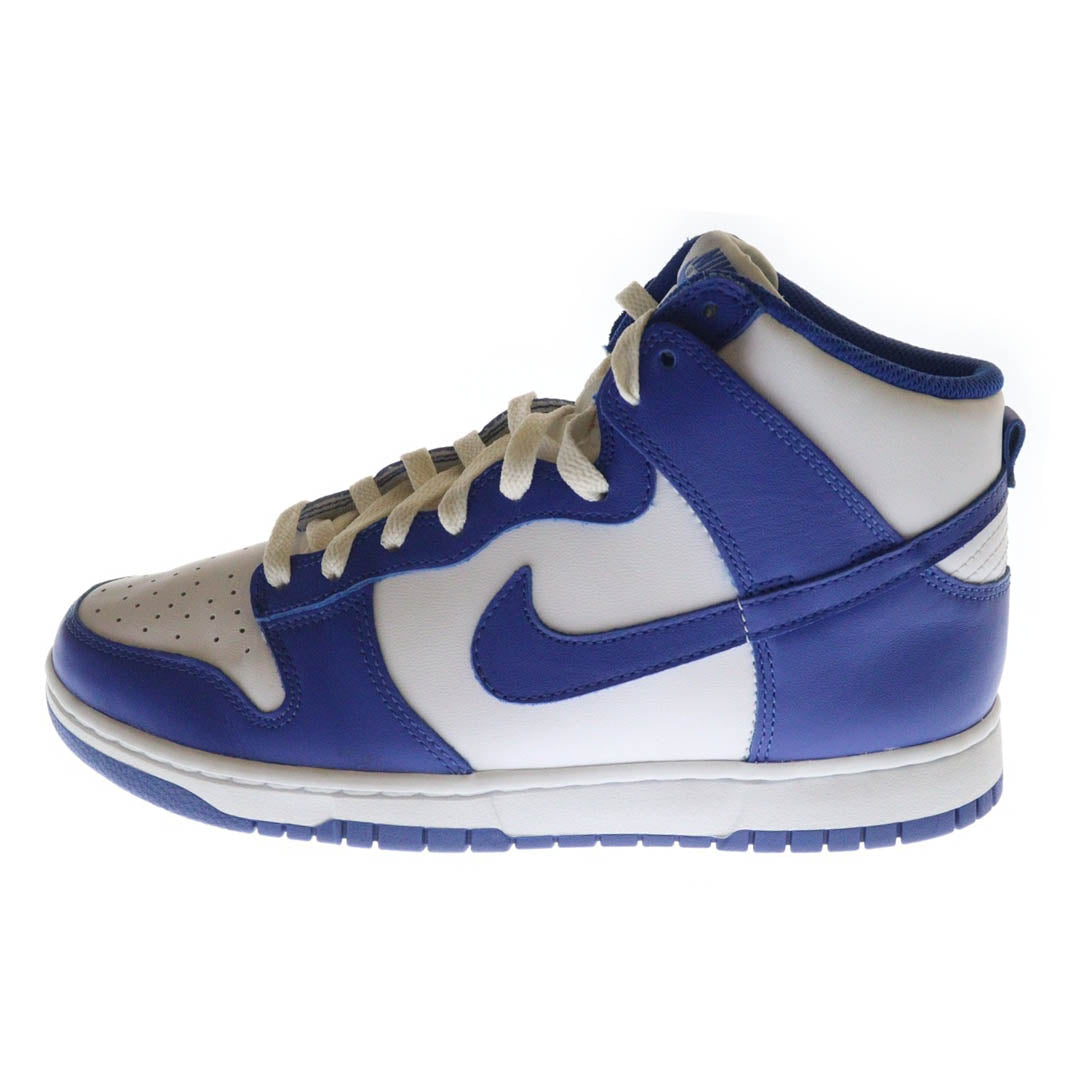NIKE(ナイキ) DUNK HIGH GAME ROYAL ダンク ゲームロイヤル ハイカットスニーカー ホワイト/ブルー US9.5/27.5cm DD1399-102