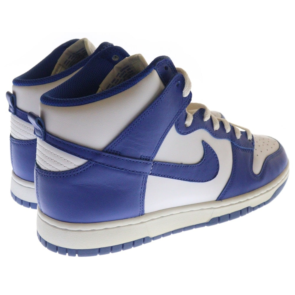 NIKE(ナイキ) DUNK HIGH GAME ROYAL ダンク ゲームロイヤル ハイカットスニーカー ホワイト/ブルー US9.5/27.5cm DD1399-102