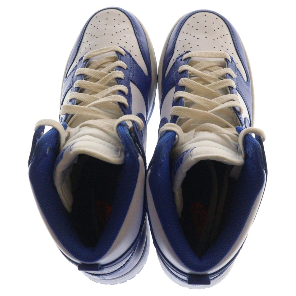 NIKE(ナイキ) DUNK HIGH GAME ROYAL ダンク ゲームロイヤル ハイカットスニーカー ホワイト/ブルー US9.5/27.5cm DD1399-102