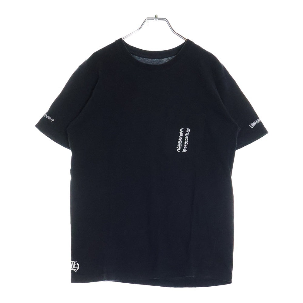 CHROME HEARTS(クロムハーツ) CH T-SHRT 1 バックスクロールラベルプリントTシャツ ブラック