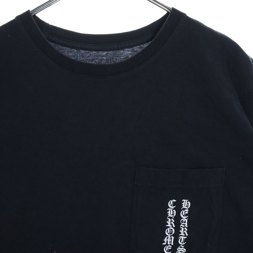 CHROME HEARTS(クロムハーツ) CH T-SHRT 1 バックスクロールラベルプリントTシャツ ブラック