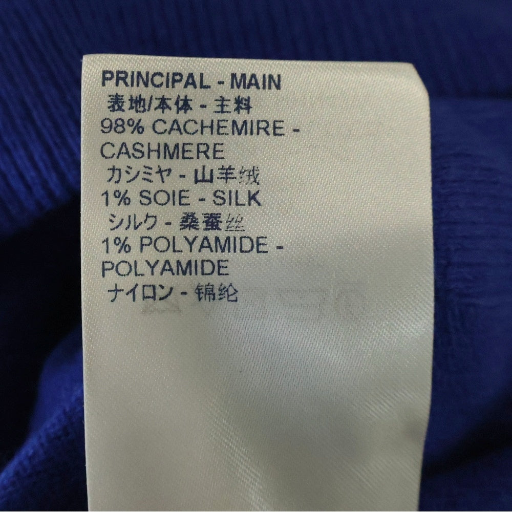 LOUIS VUITTON(ルイヴィトン) 20SS カシミヤニット インサイドアウト プルオーバーパーカー フーディ ブルー RM201Q JZE HHN43W