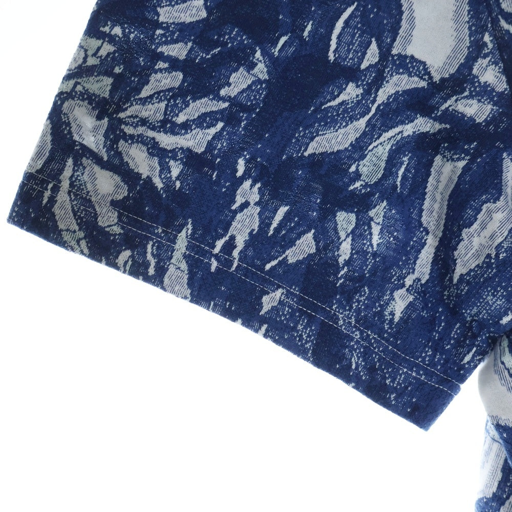 LOUIS VUITTON(ルイヴィトン) 23AW グラフィックロゴ リバースタグ クルーネック半袖Tシャツ カットソー ブルー RM232M Y93 HPY30W