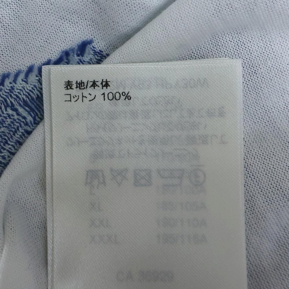 LOUIS VUITTON(ルイヴィトン) 23AW グラフィックロゴ リバースタグ クルーネック半袖Tシャツ カットソー ブルー RM232M Y93 HPY30W