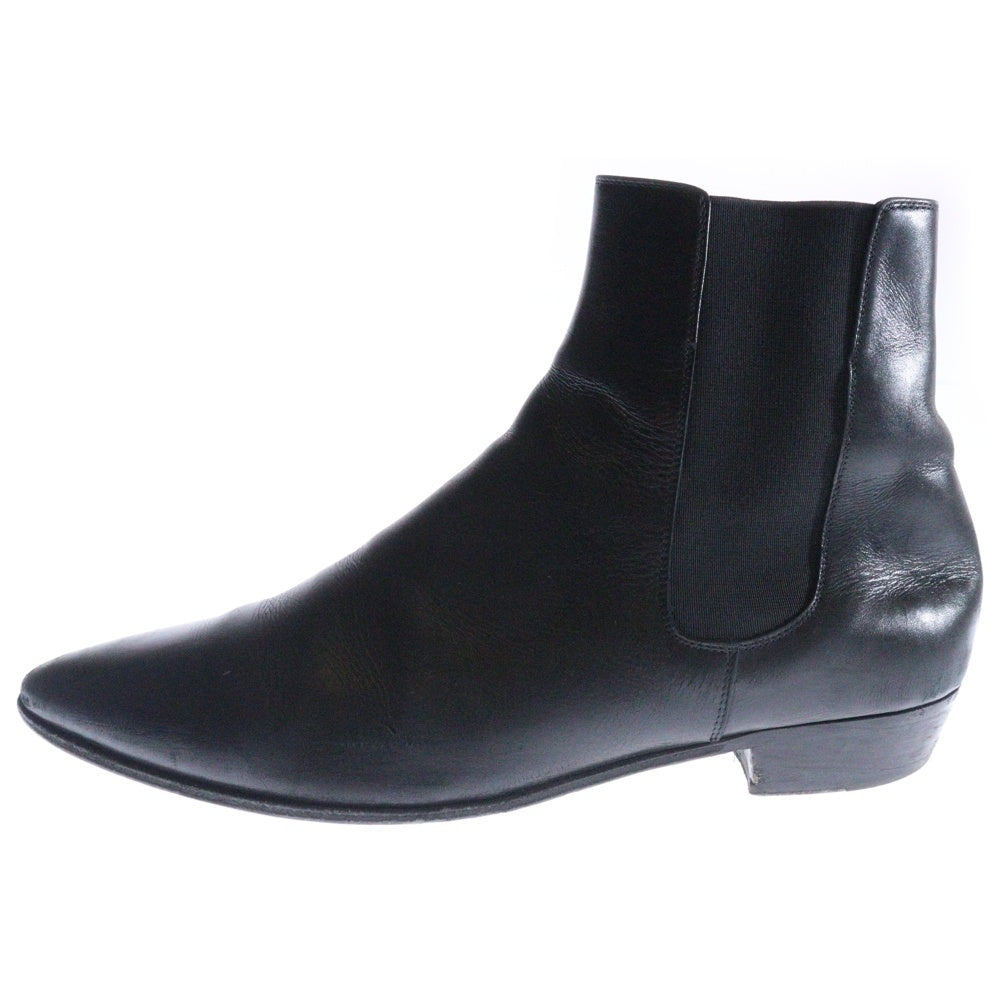 CELINE(セリーヌ) JACNO LEATHER SHOES ジャクノ レザーサイドゴアブーツ ブラック