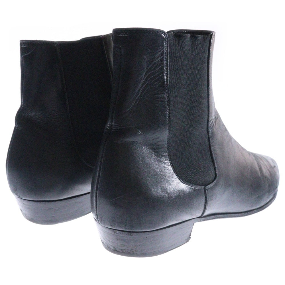 CELINE(セリーヌ) JACNO LEATHER SHOES ジャクノ レザーサイドゴアブーツ ブラック
