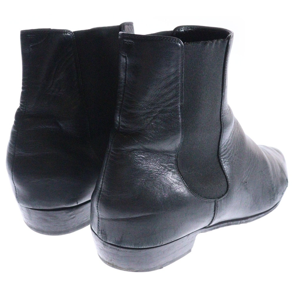 CELINE(セリーヌ) JACNO LEATHER SHOES ジャクノ レザーサイドゴアブーツ ブラック