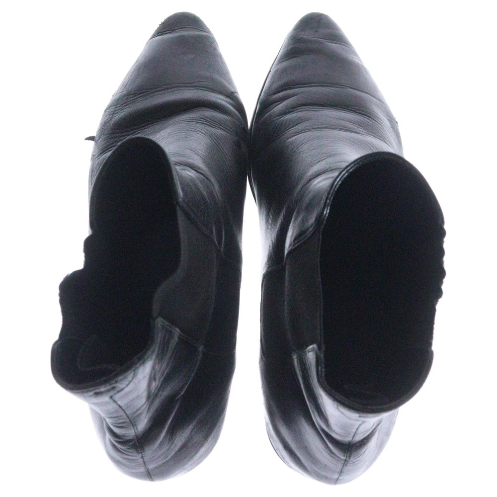CELINE(セリーヌ) JACNO LEATHER SHOES ジャクノ レザーサイドゴアブーツ ブラック