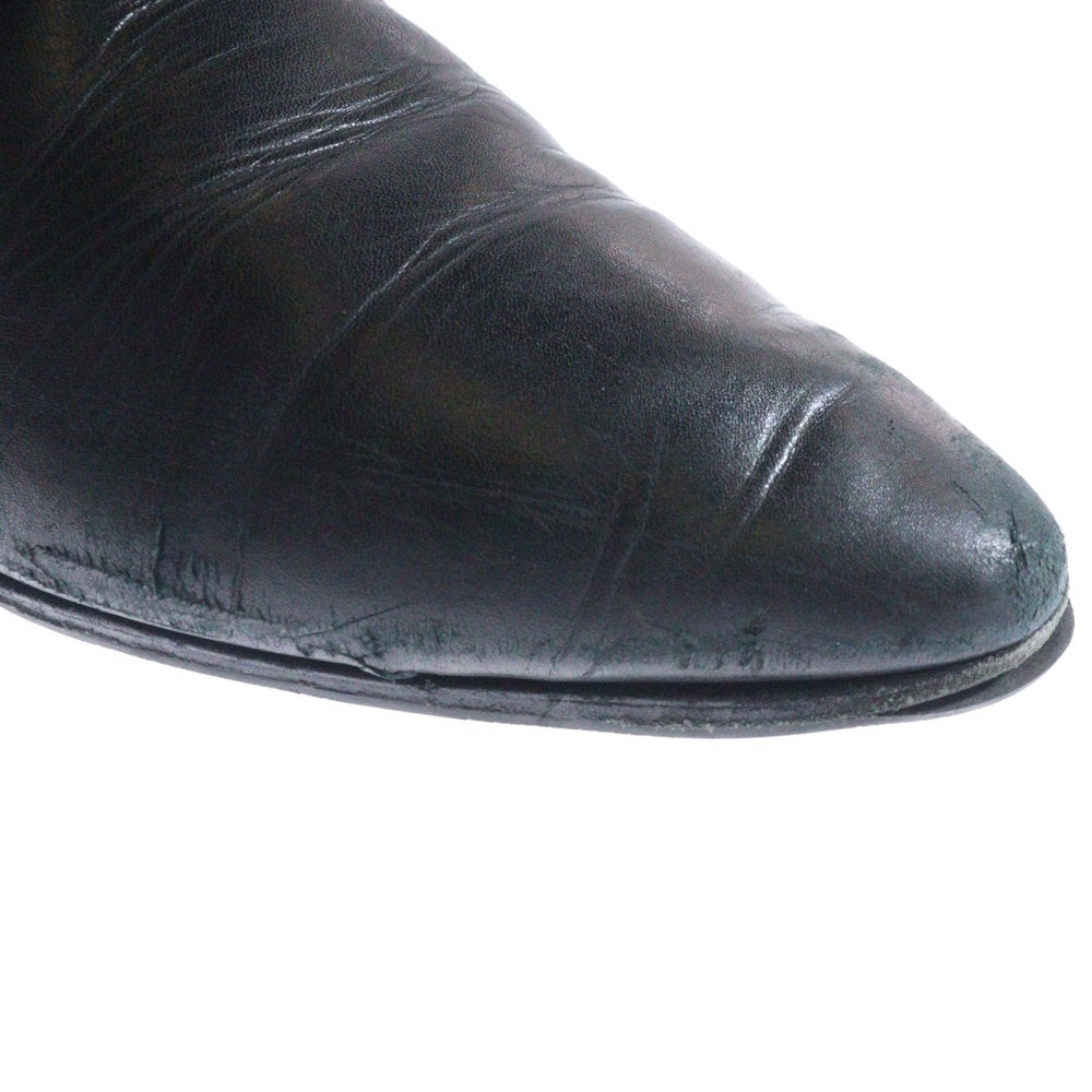 CELINE(セリーヌ) JACNO LEATHER SHOES ジャクノ レザーサイドゴアブーツ ブラック