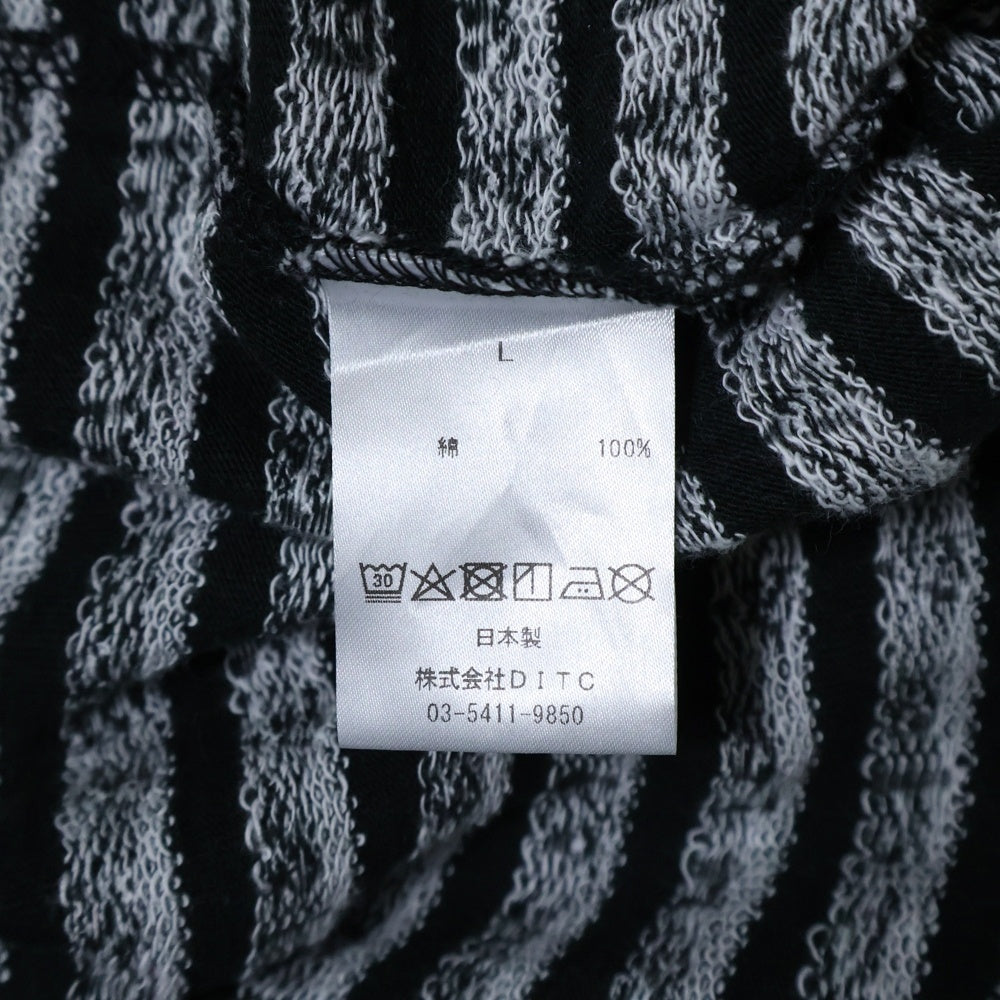 BOWWOW(バウワウ) 23AW BEATLE MANIA LOVE JACQUARD LS ビートルマニア ラブ ジャカード 総柄 ニット ロングスリーブ 長袖カットソー ブラック/ホワイト BW2302-BMLJL