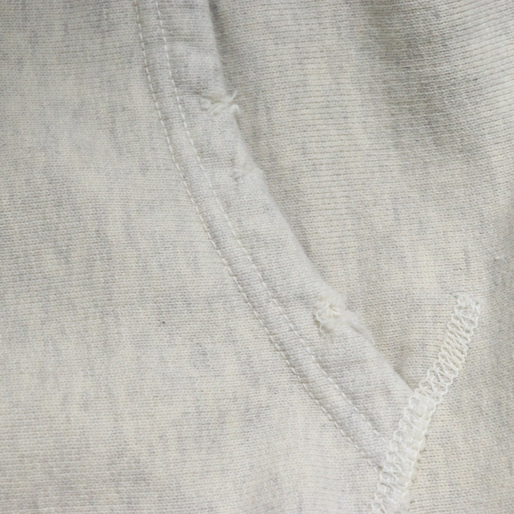 BOWWOW(バウワウ) 23AW USN HOODIE カレッジロゴプリント スウェット プルオーバーパーカー フーディ グレー BW2302-USNH