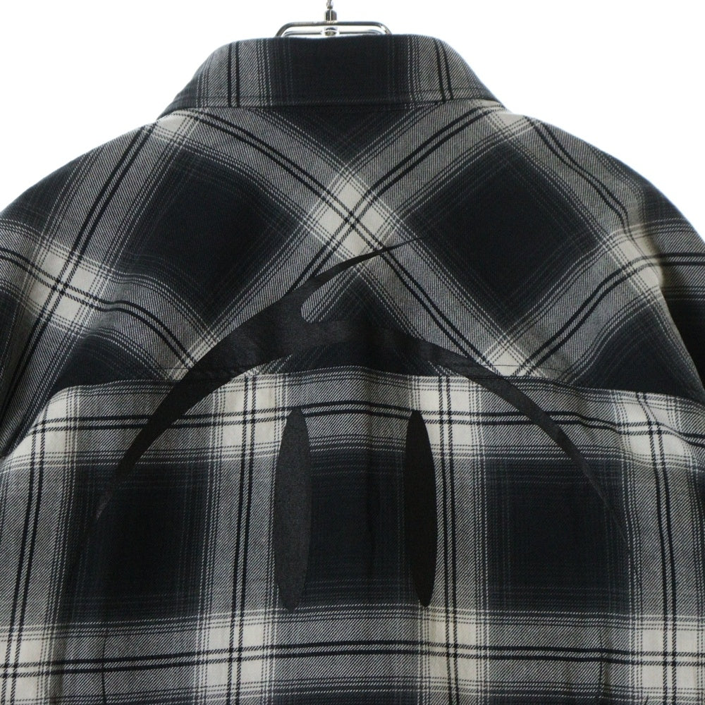 Rafu(ラフ) 23AW LOOSE JOINTS FLANNEL SHIRT ルーズ ジョイント フランネルシャツ 長袖シャツ ブラック Rafu23NL010GM
