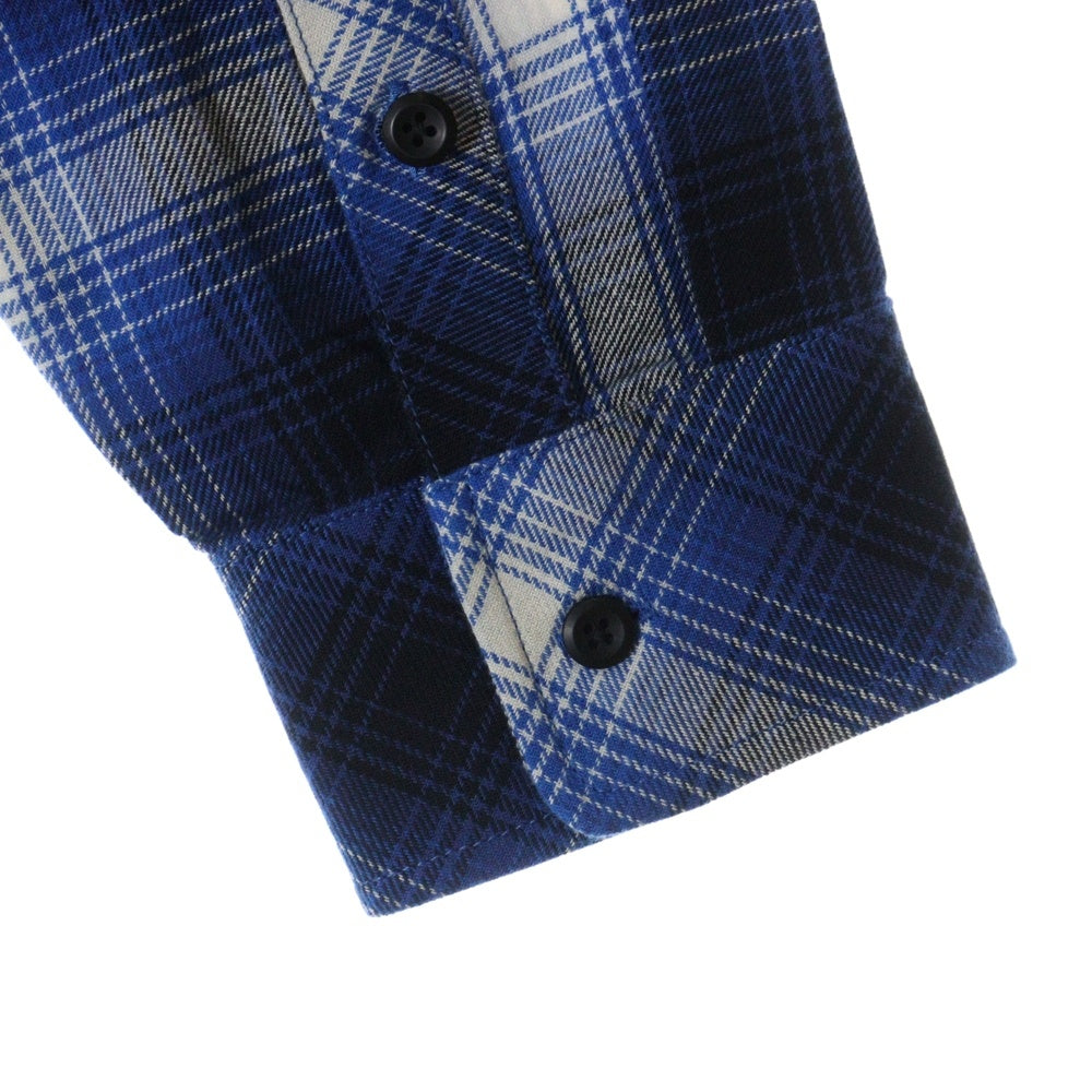 Rafu(ラフ) 23AW LOOSE JOINTS FLANNEL SHIRT ルーズ ジョイント フランネルシャツ 長袖シャツ ブルー Rafu23NL010GM