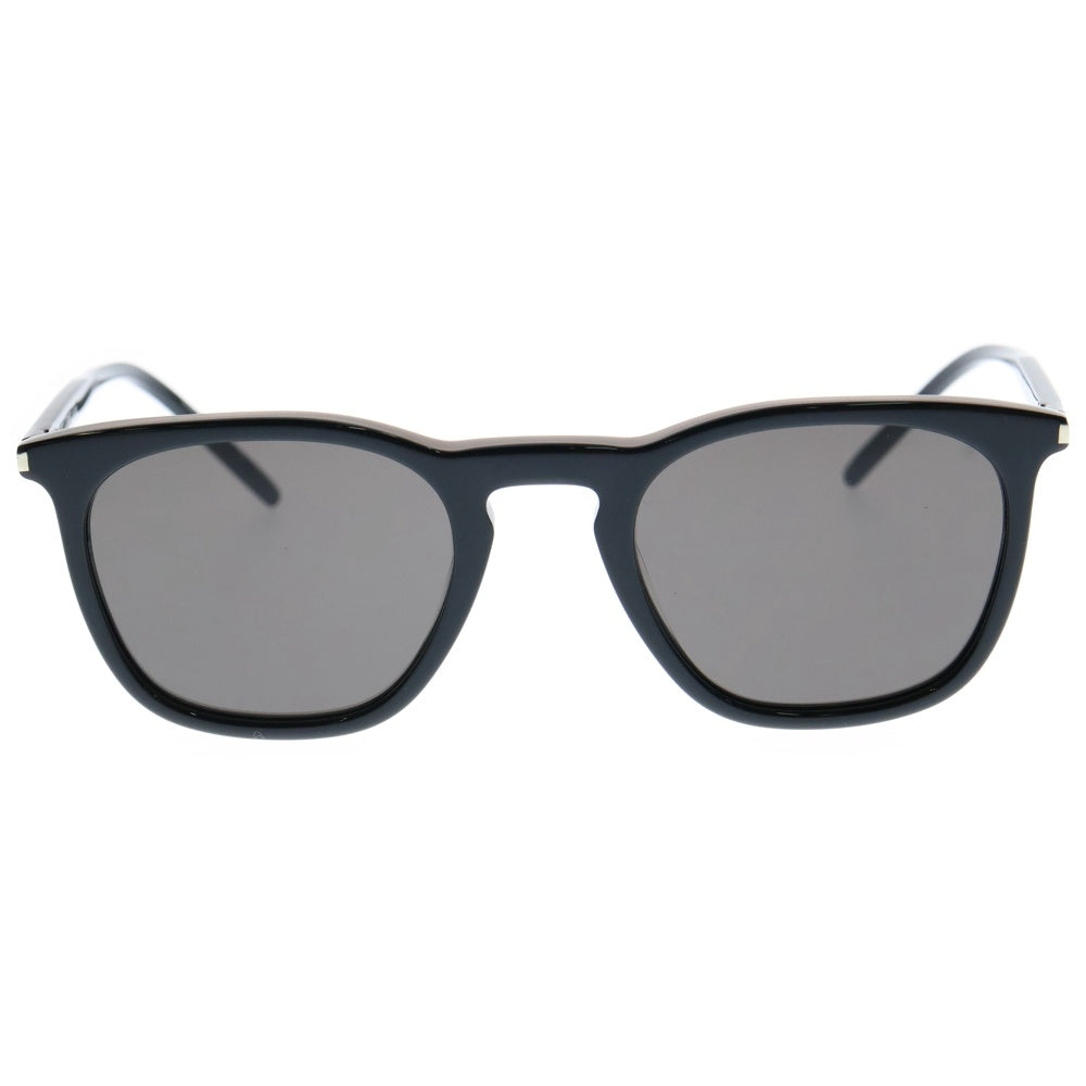 SAINT LAURENT PARIS(サンローランパリ) 23AW ウェリントン サイドロゴ サングラス メガネ アイウェア ブラック SL564-008