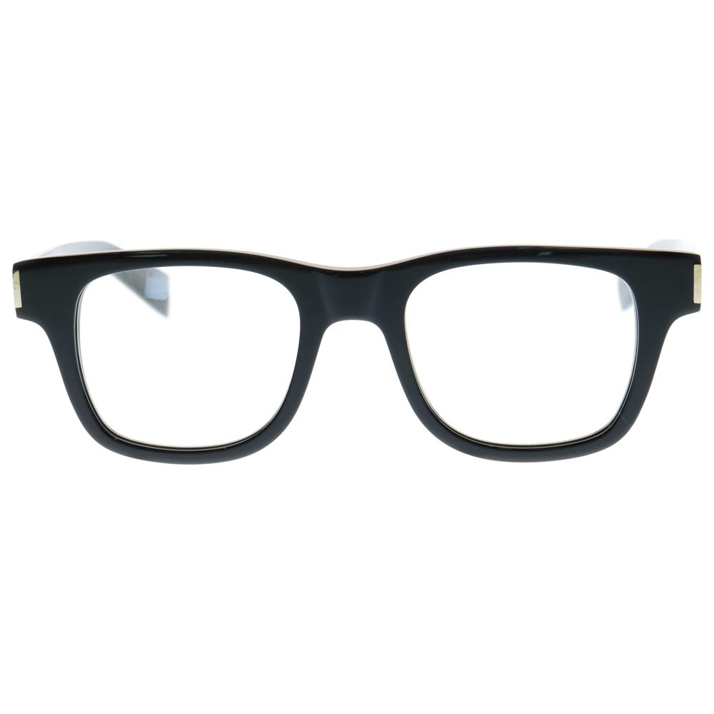 SAINT LAURENT PARIS(サンローランパリ) 23AW ウェリントン サイドロゴ サングラス メガネ アイウェア ブラック SL564-008