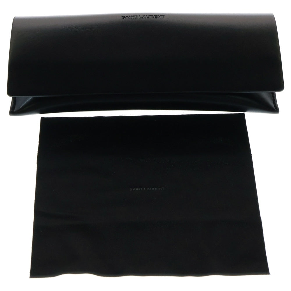 SAINT LAURENT PARIS(サンローランパリ) 23AW ウェリントン サイドロゴ サングラス メガネ アイウェア ブラック SL564-008