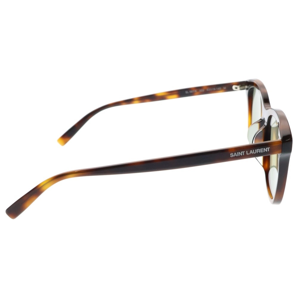SAINT LAURENT PARIS(サンローランパリ) 23AW ウェリントン ハバナテンプル サングラス メガネ アイウェア ブラウン/グレー SL587K-002