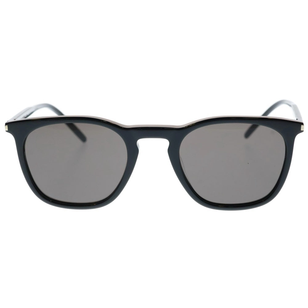 SAINT LAURENT PARIS(サンローランパリ) 23AW ウェリントン スマートサングラス クリアテンプル メガネ アイウェア クリア/グレー SL623-004