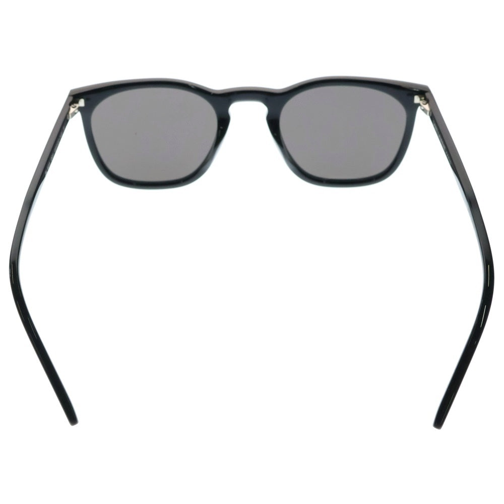 SAINT LAURENT PARIS(サンローランパリ) 23AW ウェリントン スマートサングラス クリアテンプル メガネ アイウェア クリア/グレー SL623-004
