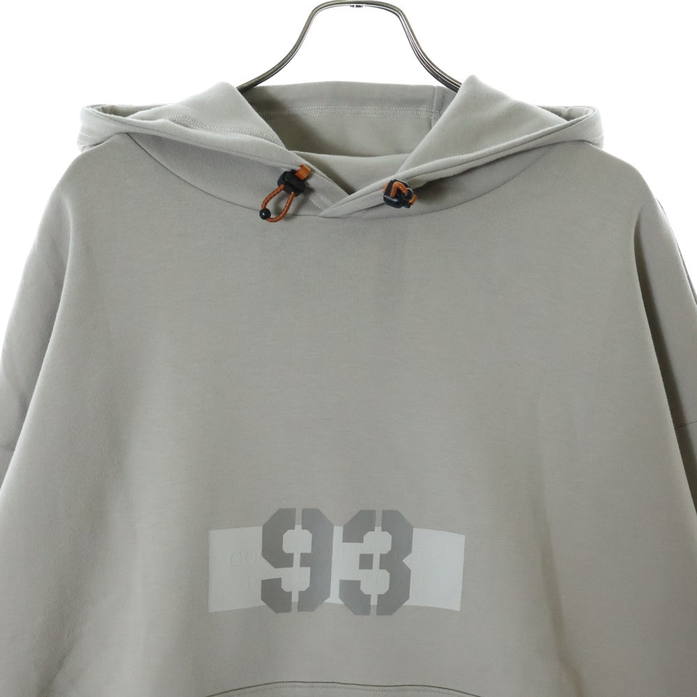 GOOPiMADE(グーピーメイド) 23AW STUDIO F&F 93 HOODIE フロントプリント プルオーバーパーカー フーディ ベージュ FN-R