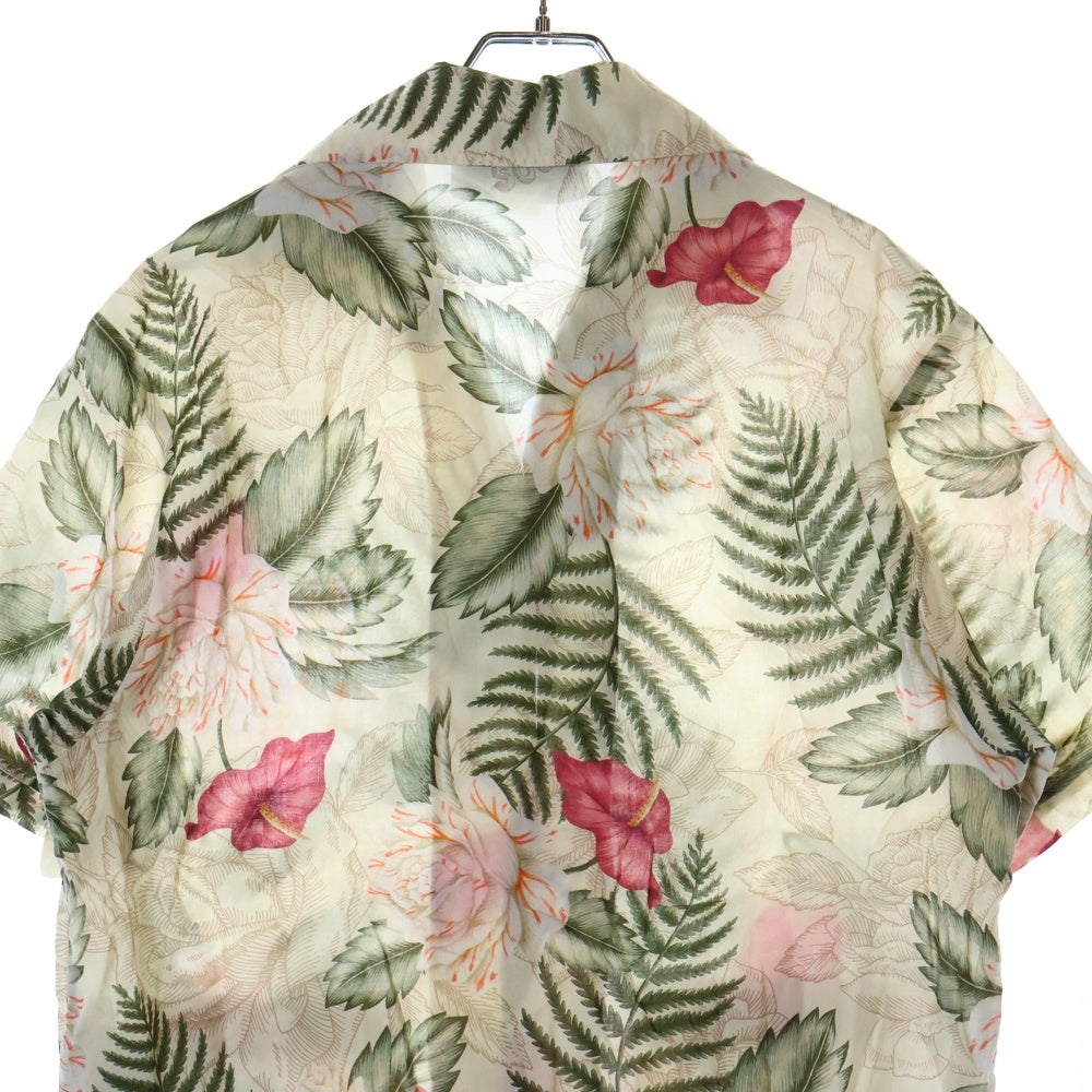 GUCCI(グッチ) 20AW ハワイアンプリント ボウリング 半袖シャツ ベージュ 609040 ZAEMP