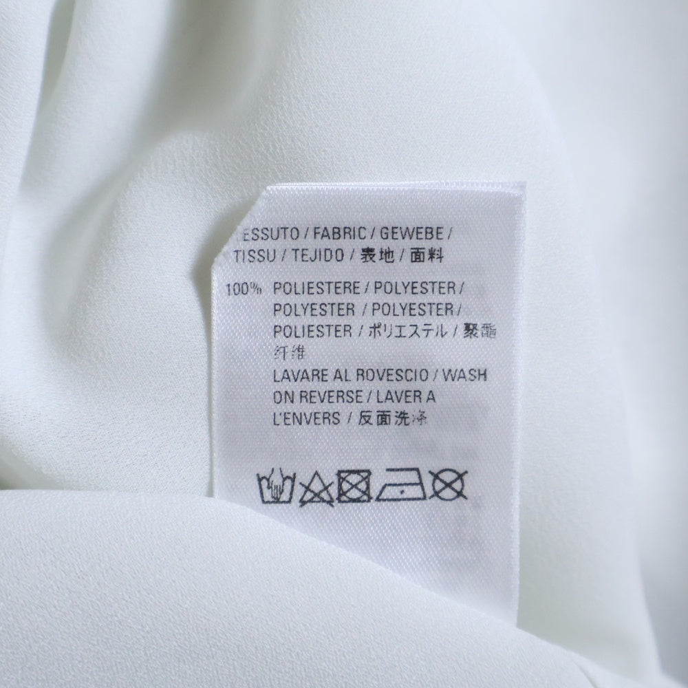 BALENCIAGA(バレンシアガ) キャンペーンロゴ 長袖 シアーシャツ ホワイト 623039 TG008