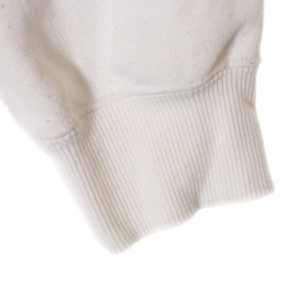 THE NORTH FACE(ザノースフェイス) RAGE L/S SWEAT HOODIE レイジ ロゴプリントプルオーバーパーカー ホワイト NT61965