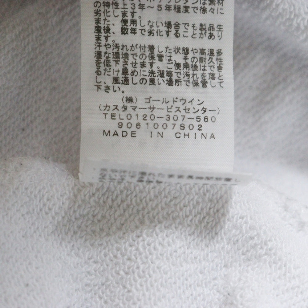 THE NORTH FACE(ザノースフェイス) RAGE L/S SWEAT HOODIE レイジ ロゴプリントプルオーバーパーカー ホワイト NT61965