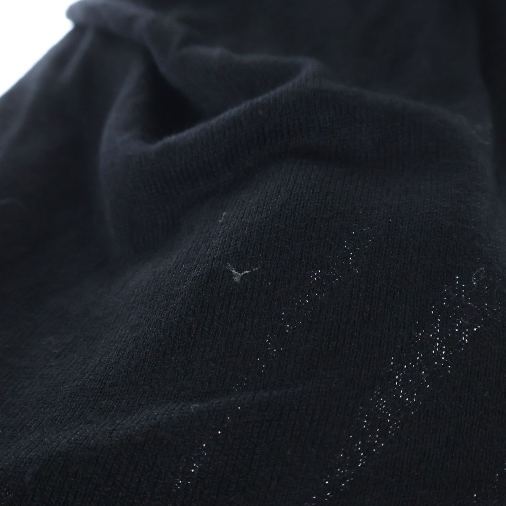Maison Martin Margiela(メゾンマルタンマルジェラ) ここのえ期 白タグ ドローコード ノースリーブ ニットセーター ブラック 00948 レディース
