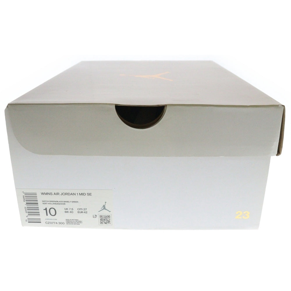 NIKE(ナイキ) WMNS AIR JORDAN 1 MID SE ウィメンズ エア ジョーダン 1 SE ミッドカットスニーカー グリーン US10/27cm CZ0774-300