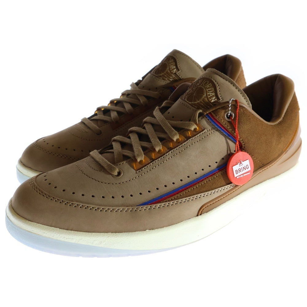 NIKE(ナイキ) ×TWO 18 AIR JORDAN 2 RETRO LOW SP TAN ツーエイティーン エアジョーダン2 レトロ タン ローカットスニーカー ブラウン US11/29cm DV7129-222