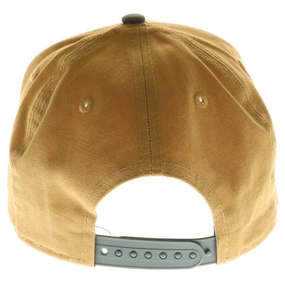 X-LARGE(エクストララージ) ×NEW ERA ニューエラ ロゴパッチ 6パネル キャップ 帽子 ブラウン