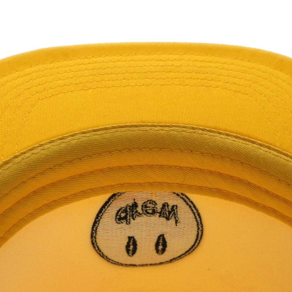 drew house(ドリューハウス) MASCOT TRUCKER HAT マスコット ロゴエンブロイダリー トラッカー ハット メッシュキャップ 帽子 イエロー