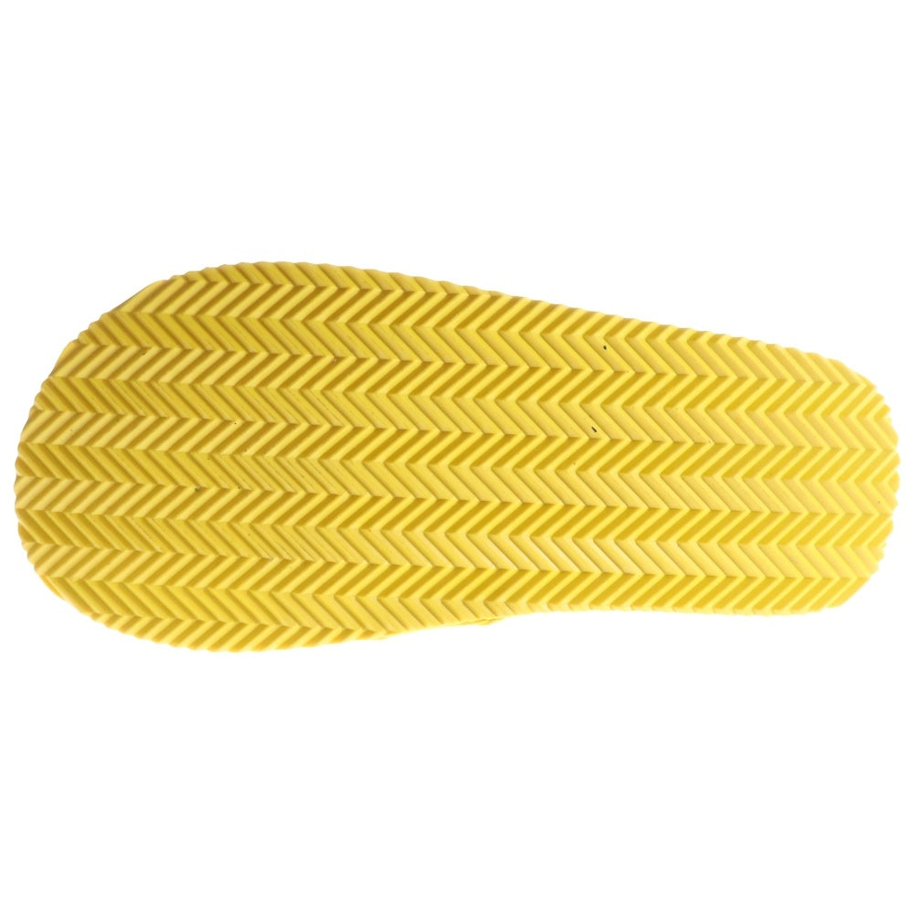 drew house(ドリューハウス) MASCOT HOUSE SLIPPERS マスコット ロゴエンブロイダリー ルームスリッパ サンダル シューズ イエロー
