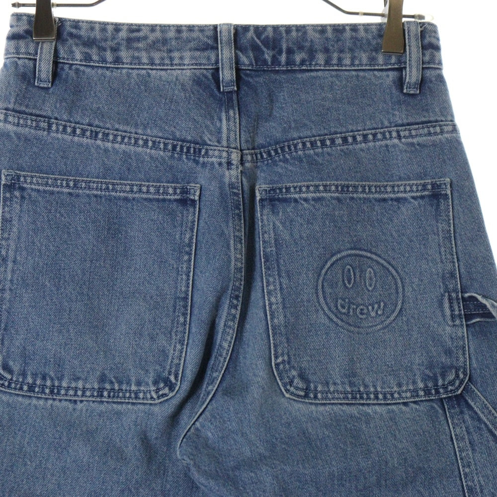 drew house(ドリューハウス) 21SS WIND LEG JEAN ヴィンテージ加工 ボタンフライ デニムパンツ ジーンズ インディゴ