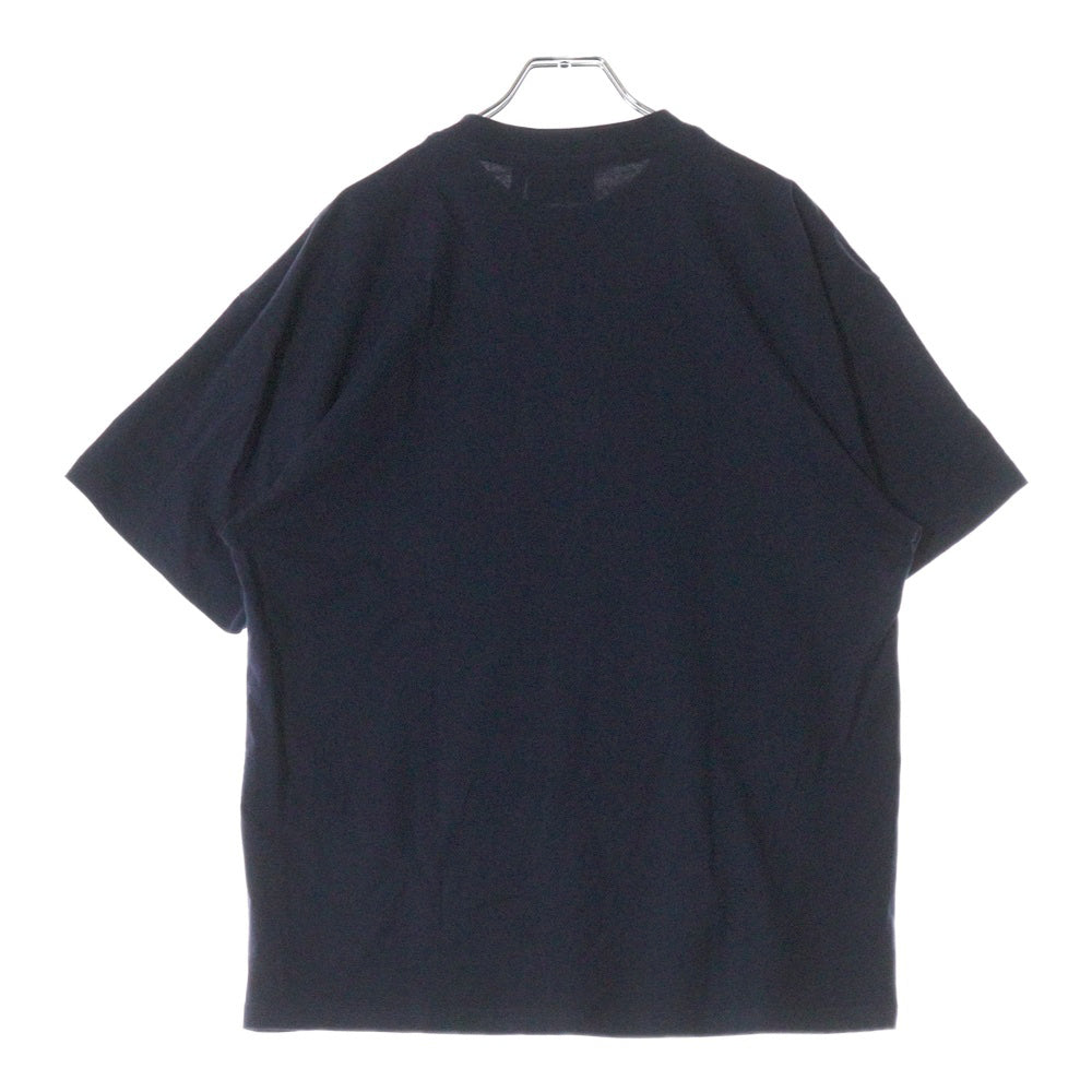 drew house(ドリューハウス) 21AW JOY T-SHIRT ジョイ バルーン マスコットロゴプリント クルーネック半袖Tシャツ カットソー ネイビー/イエロー