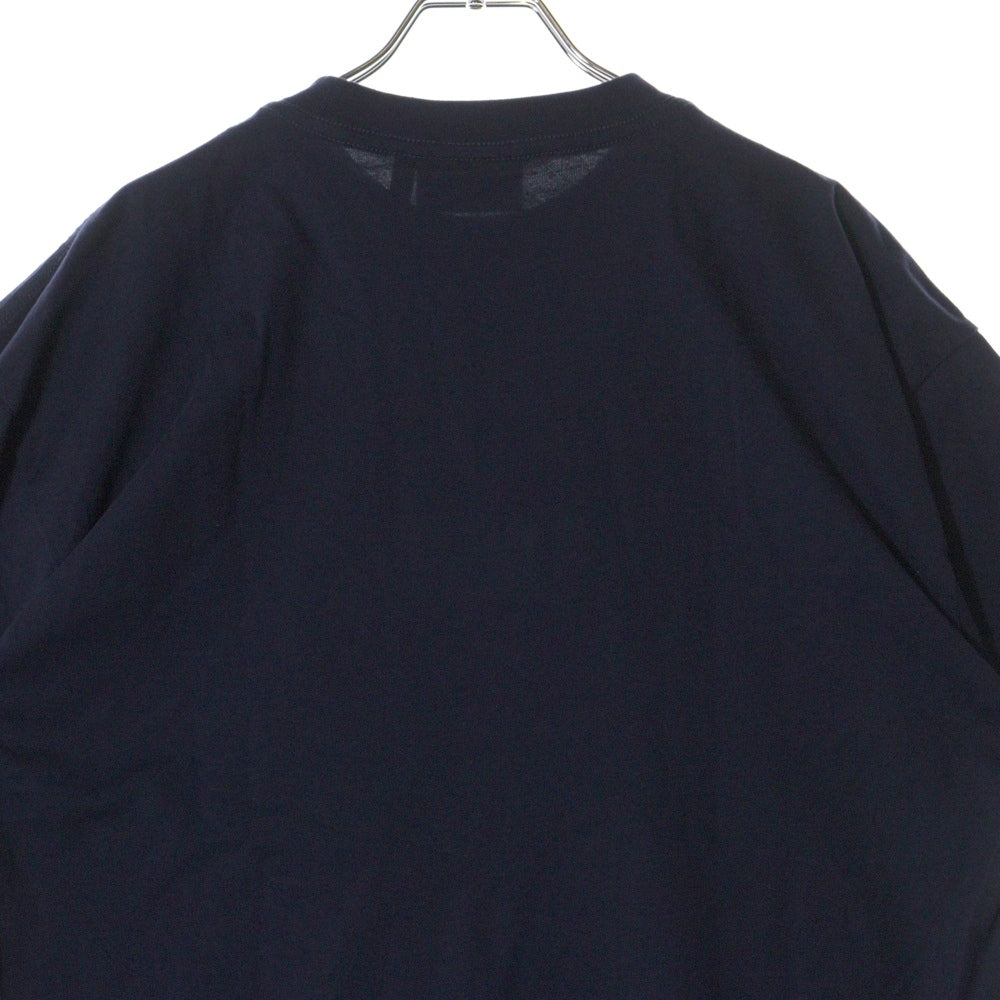 drew house(ドリューハウス) 21AW JOY T-SHIRT ジョイ バルーン マスコットロゴプリント クルーネック半袖Tシャツ カットソー ネイビー/イエロー