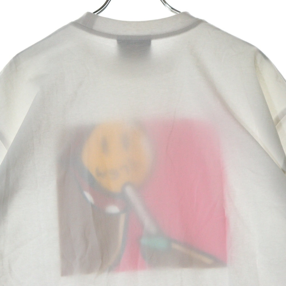 drew house(ドリューハウス) 21AW SWEET TOOTH T-SHIRT スウィート トゥース フロントロゴプリント クルーネック半袖Tシャツ カットソー ホワイト