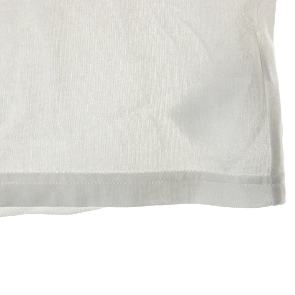 drew house(ドリューハウス) 21AW SWEET TOOTH T-SHIRT スウィート トゥース フロントロゴプリント クルーネック半袖Tシャツ カットソー ホワイト