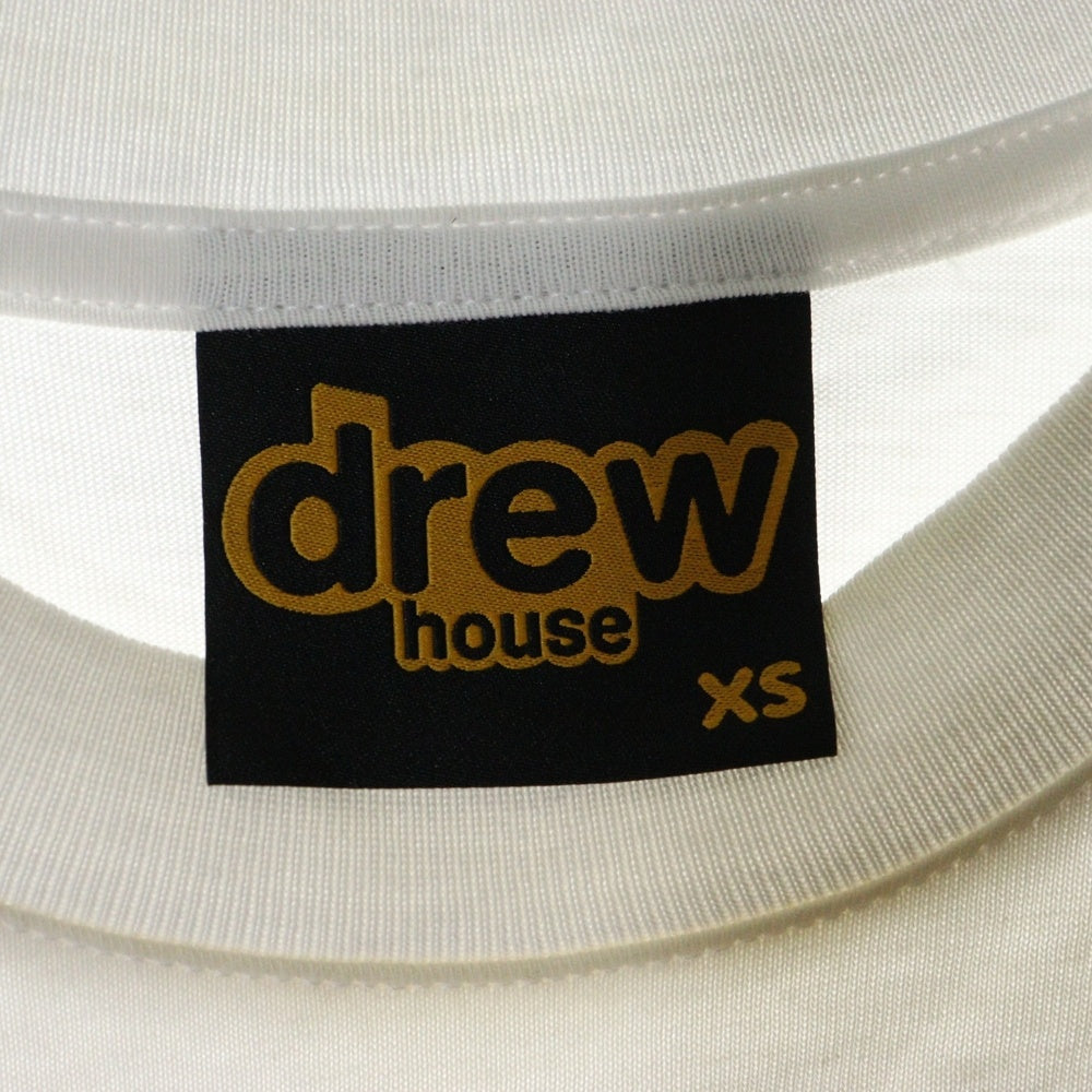 drew house(ドリューハウス) 21AW SWEET TOOTH T-SHIRT スウィート トゥース フロントロゴプリント クルーネック半袖Tシャツ カットソー ホワイト