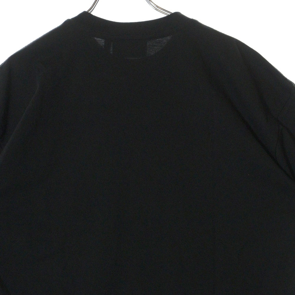 drew house(ドリューハウス) ロゴプリント クルーネック半袖Tシャツ カットソー ブラック/イエロー