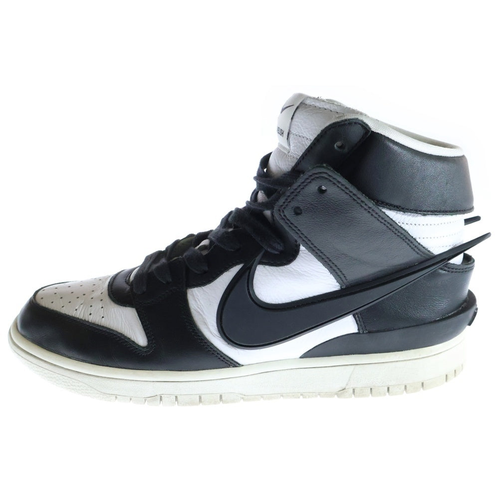 NIKE(ナイキ) ×AMBUSH DUNK HI BLACK アンブッシュ ダンク ハイカットスニーカー ブラック/ホワイト US9.5/27.5cm CU7544-001