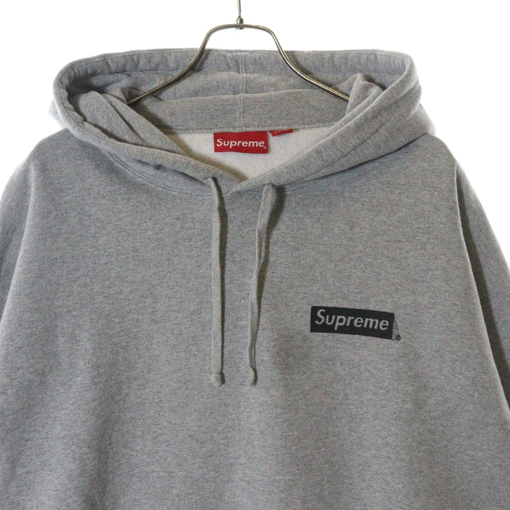 SUPREME(シュプリーム) 23AW Catwoman Hooded Sweatshirt ロゴプリント キャットウーマン スウェット プルオーバーパーカー グレー