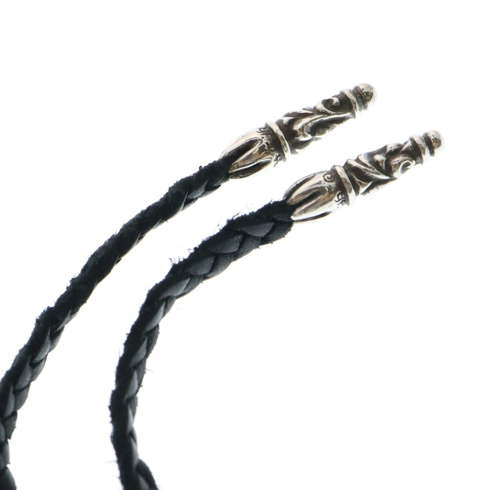 CHROME HEARTS(クロムハーツ) LEATHER BRAID SCROLL ネックレス