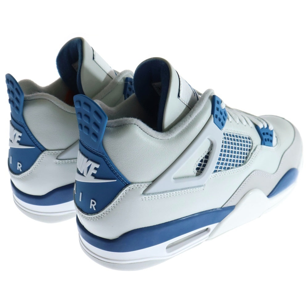 NIKE(ナイキ) AIR JORDAN 4 RETRO INDUSTRIAL BLUE エアジョーダン4 レトロ インダストリアルブルー ミッドカットスニーカー US12/30cm ホワイト/ブルー FV5029-141