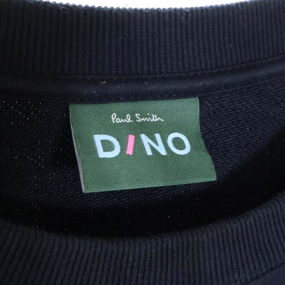 Paul Smith(ポールスミス) DINO ディノプリント クルーネックスウェットトレーナー ブラック 6971927