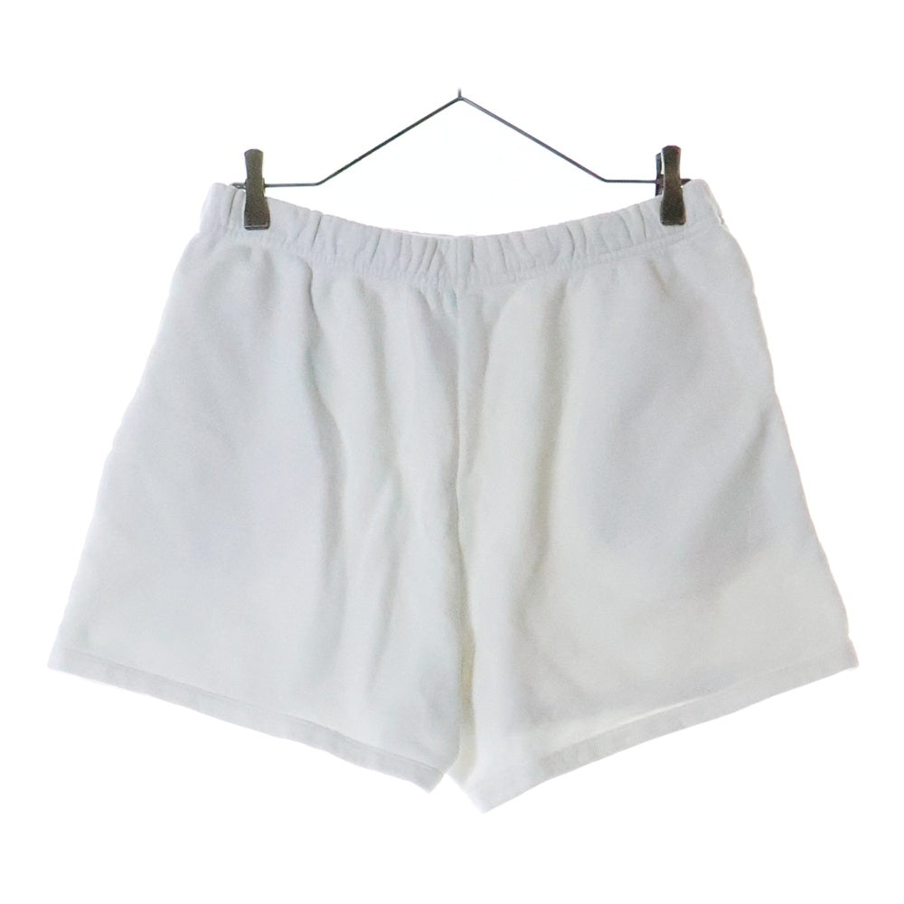 CHROME HEARTS(クロムハーツ) GRP Y NOT Sweat Shorts ワイノットスウェットショートパンツ ハーフパンツ ショーツ レザートリプルクロスパッチ ホワイト