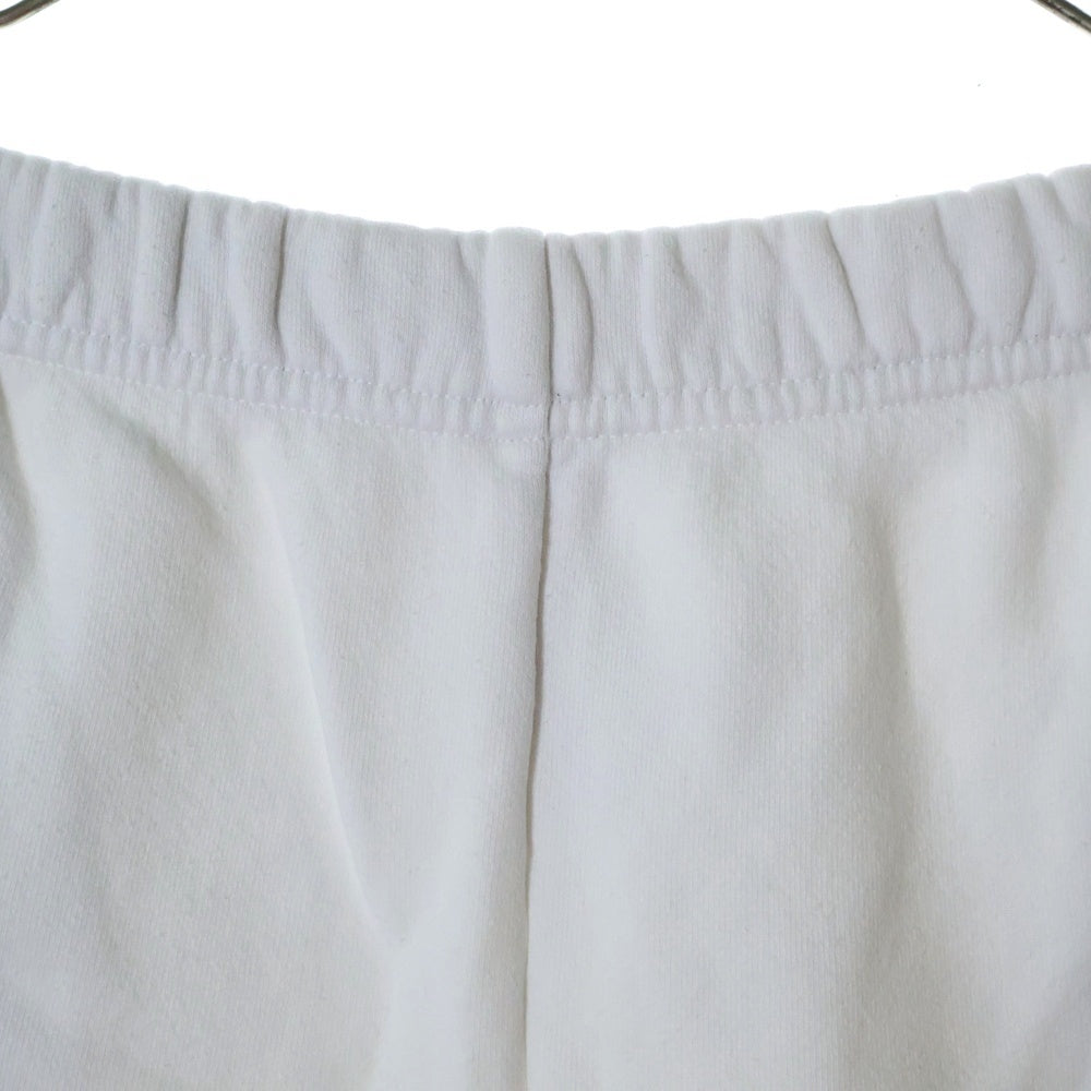 CHROME HEARTS(クロムハーツ) GRP Y NOT Sweat Shorts ワイノットスウェットショートパンツ ハーフパンツ ショーツ レザートリプルクロスパッチ ホワイト